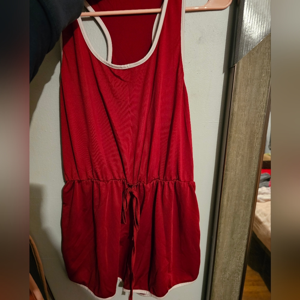 Red Shein romper